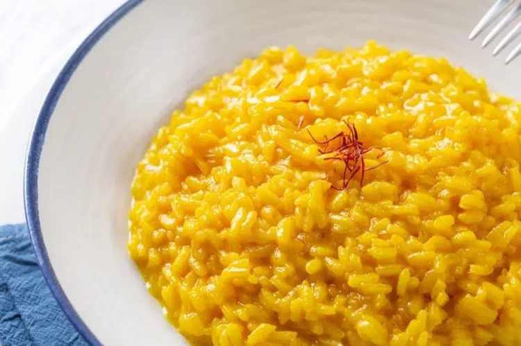 risotto alla milanese senza midollo