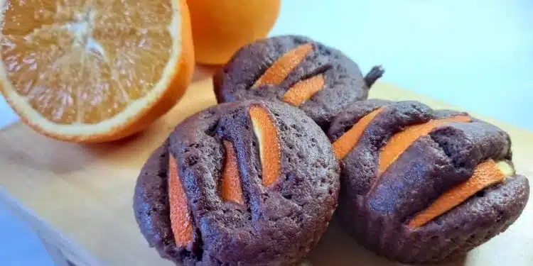 muffin cioccolato e arancia