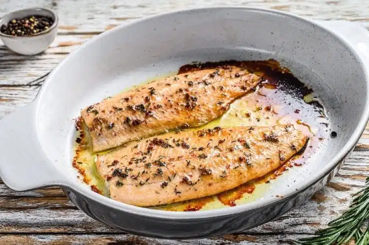 salmone al forno burro e limone
