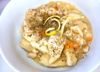 spezzatino di pollo limone timo