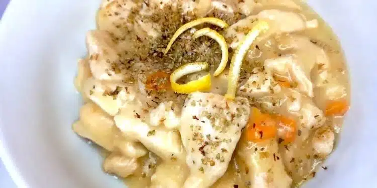 spezzatino di pollo limone timo