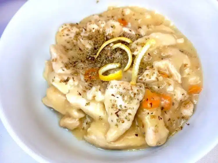 spezzatino di pollo limone timo