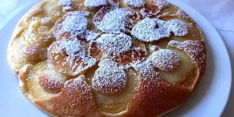 torta di mele in padella