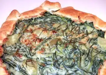 torta salata agretti