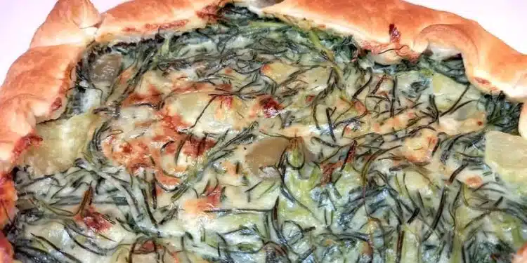 torta salata agretti