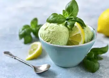 gelato avocado basilico e limone
