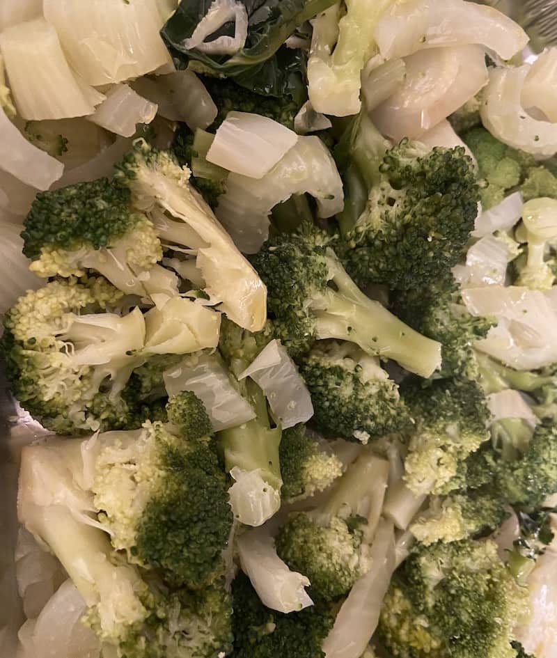 broccolo finocchi al forno preparazione