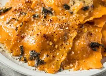 ravioli di zucca e parmigiano