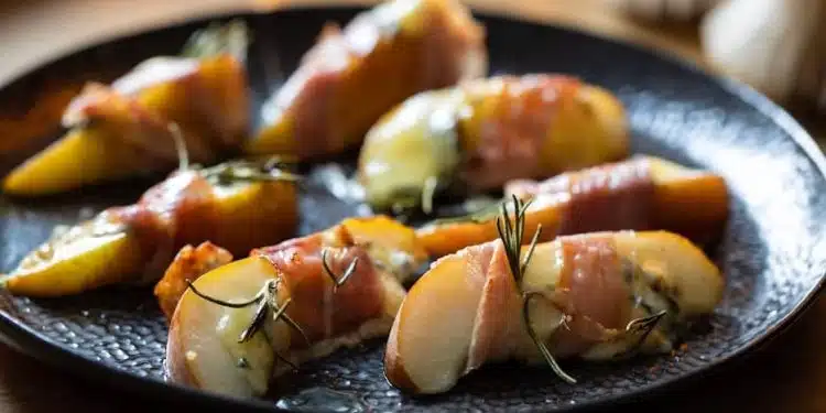 pere gorgonzola e prosciutto