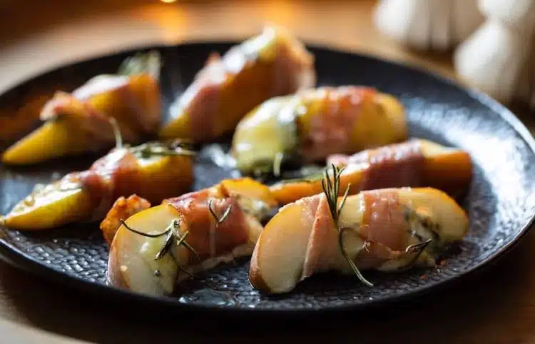 pere gorgonzola e prosciutto
