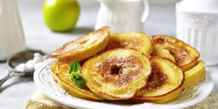 frittelle di mele senza uova