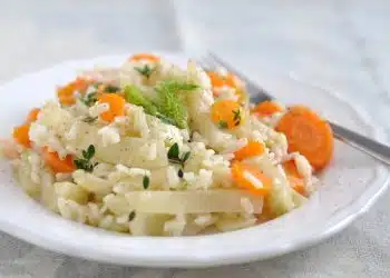 risotto finocchi e carote