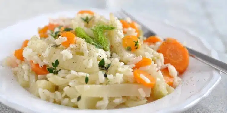 risotto finocchi e carote
