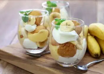 tiramisu alla banana e panna
