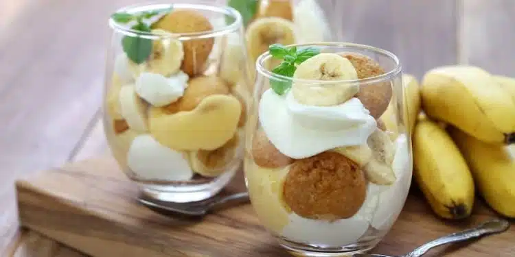 tiramisu alla banana e panna
