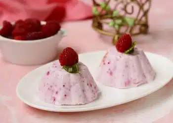 ricotta e lamponi