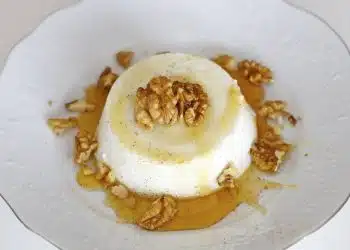 budino di ricotta miele e noci