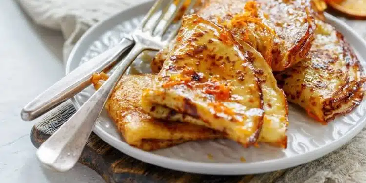 crepes senza burro con arancia amara