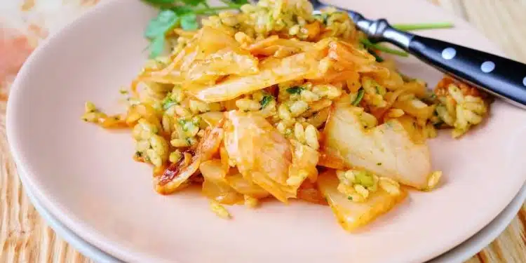 risotto con verza stufata