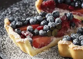 crostata di fragole con pasta frolla pronta