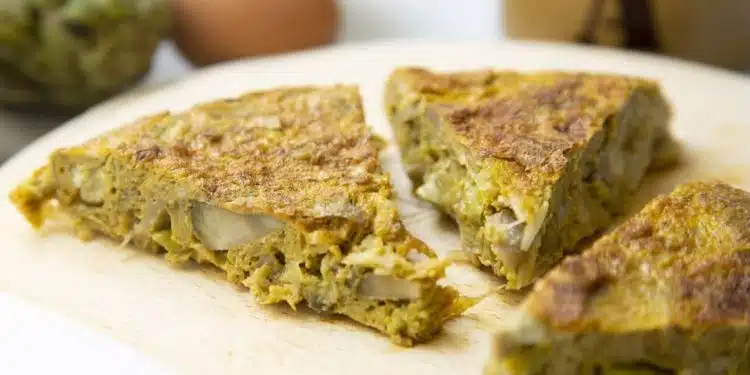 frittata di carciofi al forno