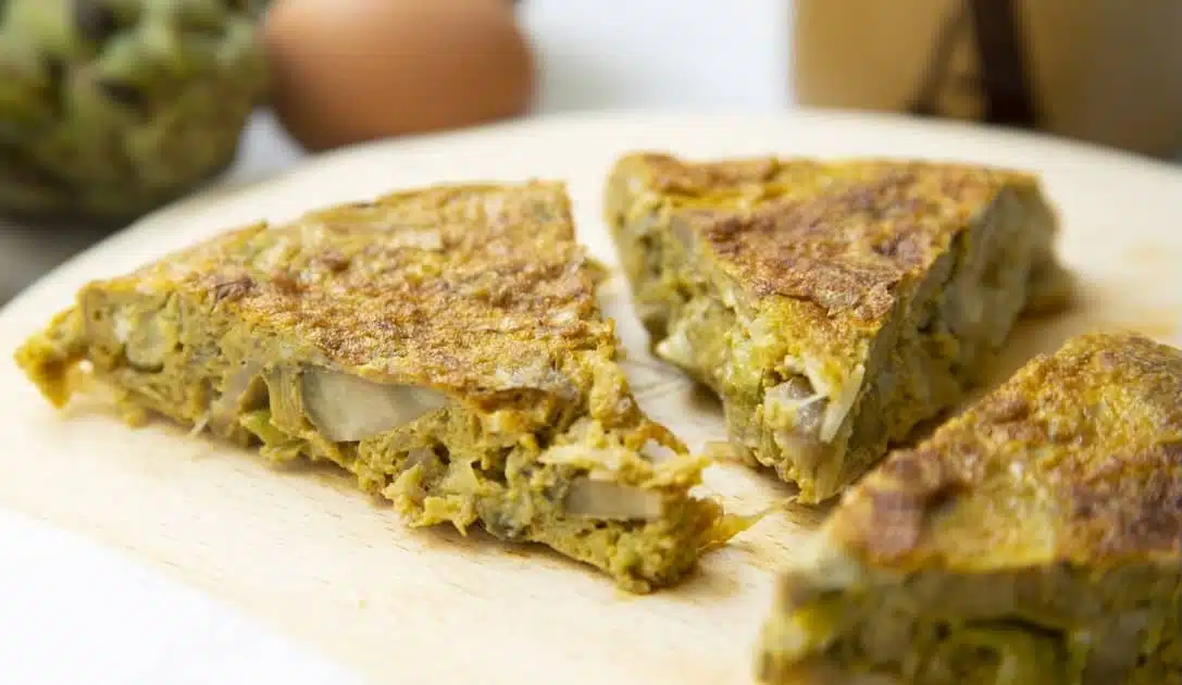 frittata di carciofi al forno