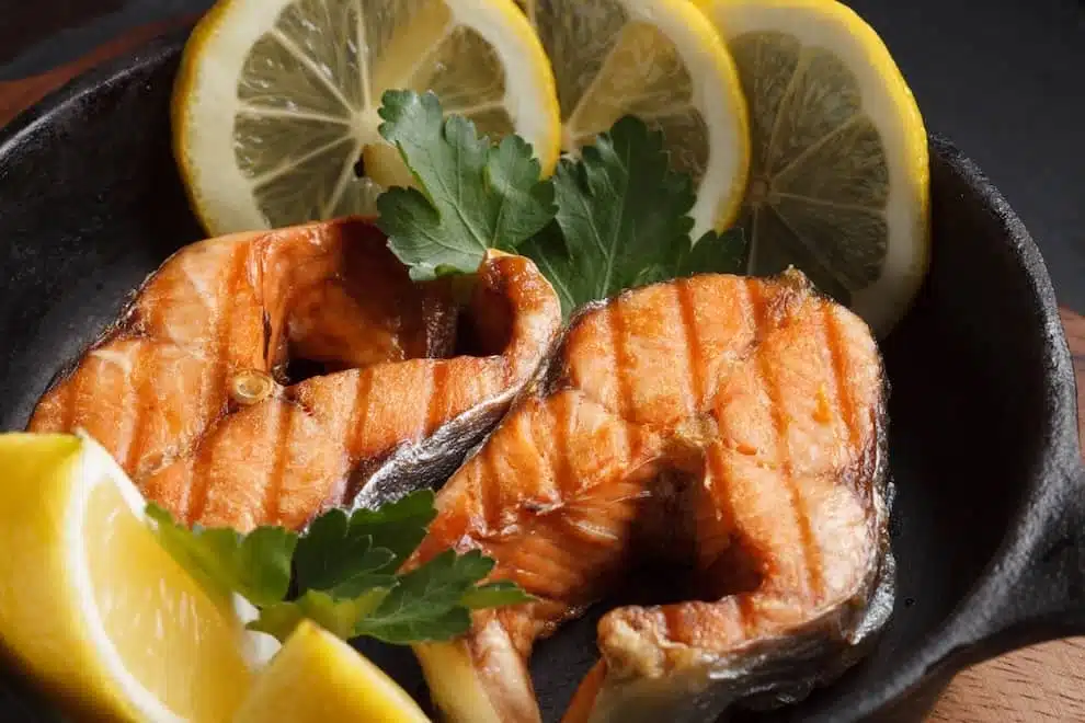 salmone in padella