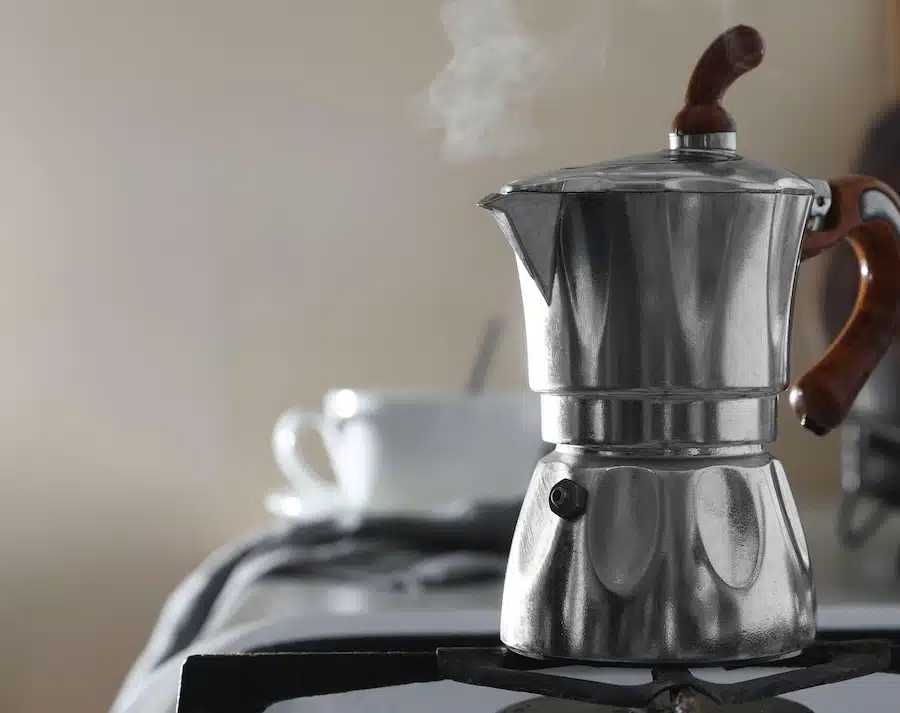 moka sul fornello