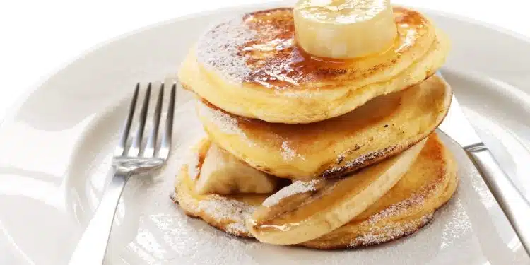 pancake alla banana senza latte