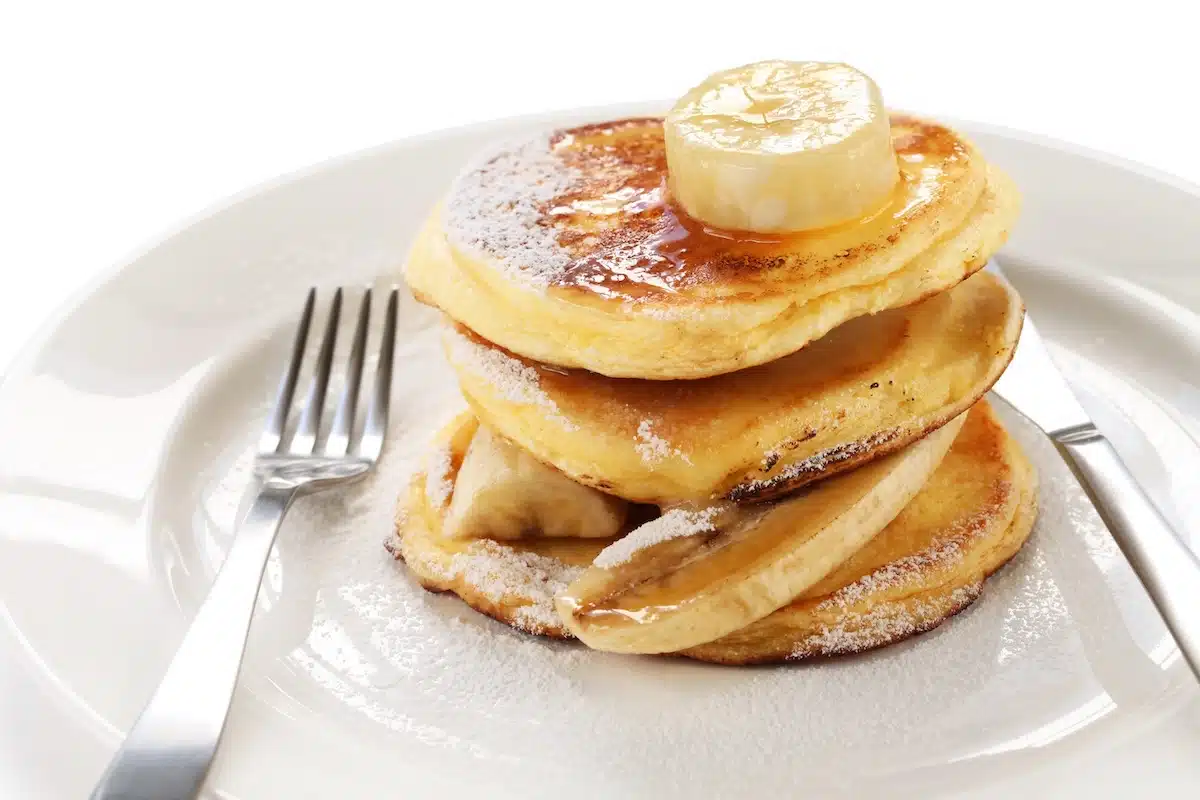 pancake alla banana senza latte