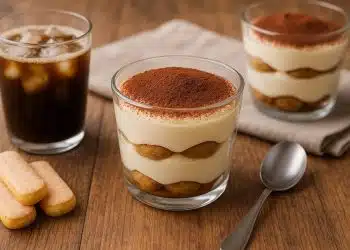tiramisù rapido in bicchiere