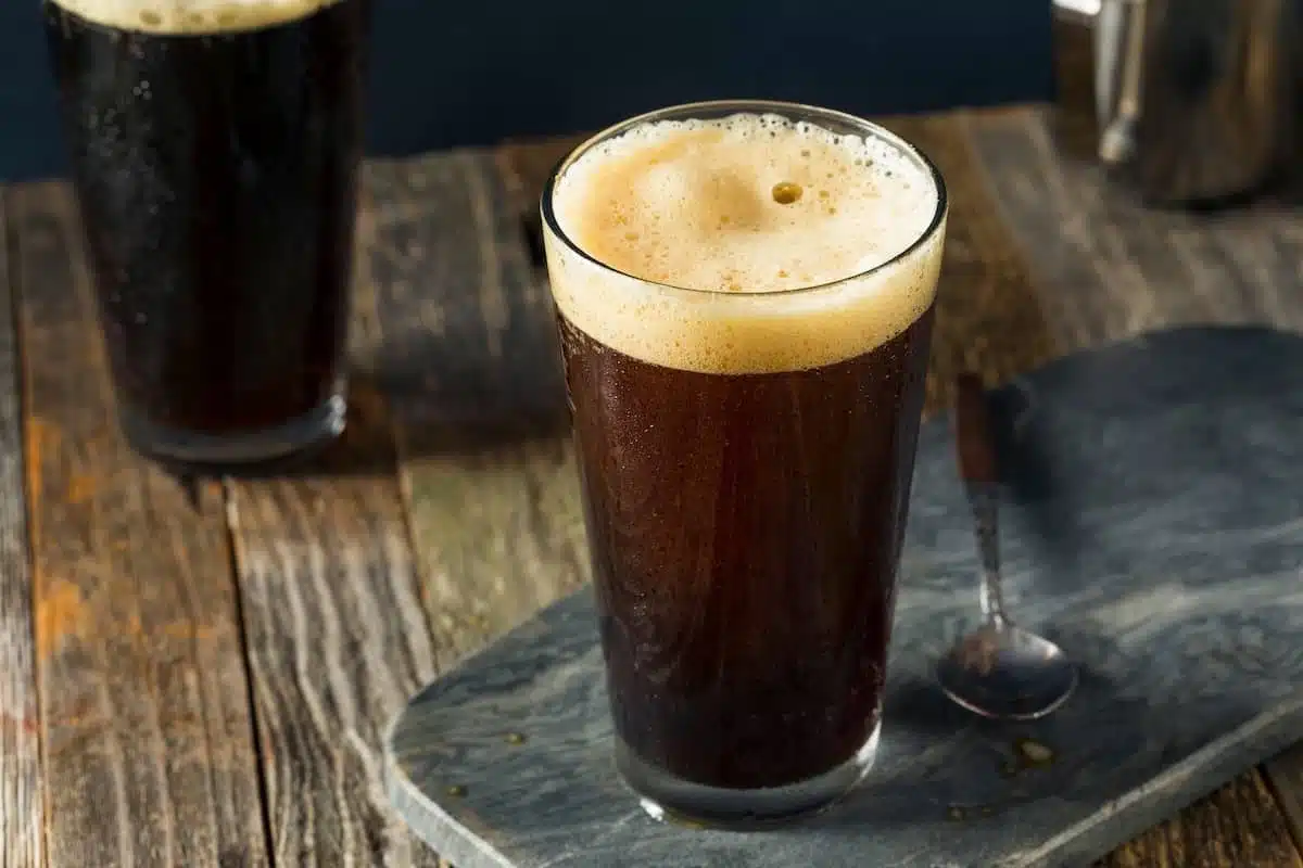 cold brew fatto in casa in bicchiere