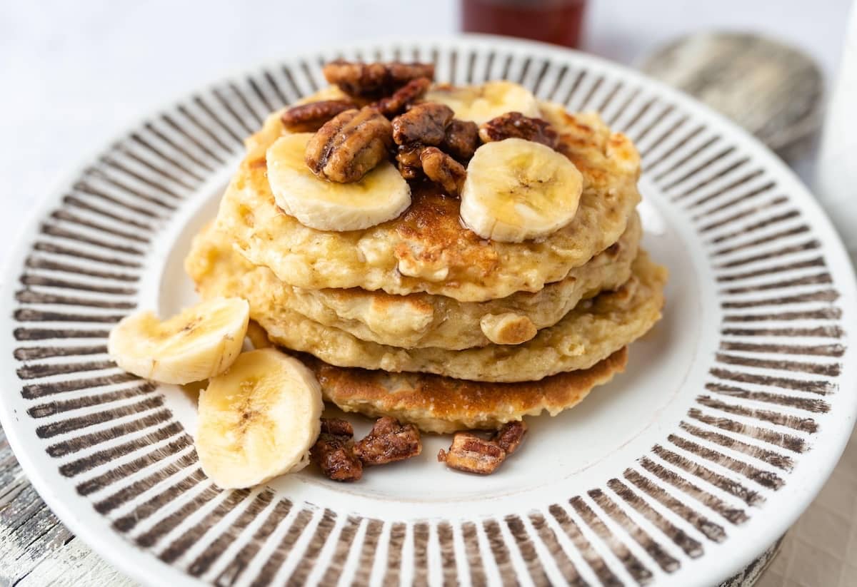 pancake con proteine in polvere
