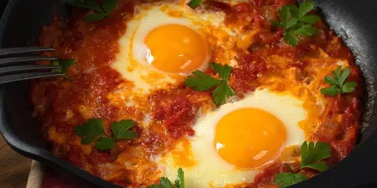 uova in padella al pomodoro