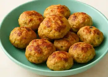 polpette al forno di tacchino e prosciutto