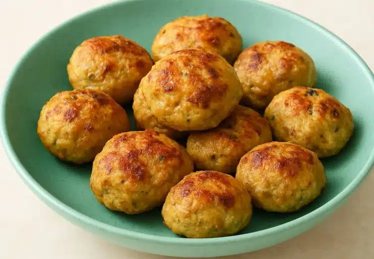 polpette al forno di tacchino e prosciutto
