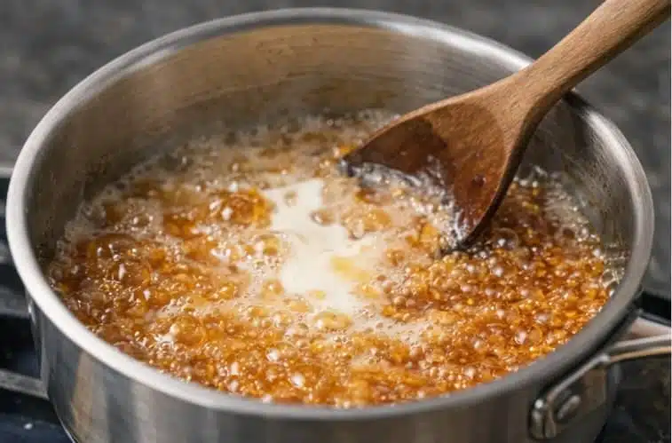 preparazione caramello salato