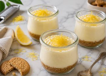 cheesecake al limone in vasetto