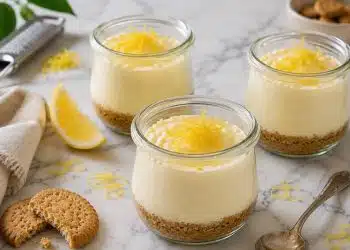 cheesecake al limone in vasetto