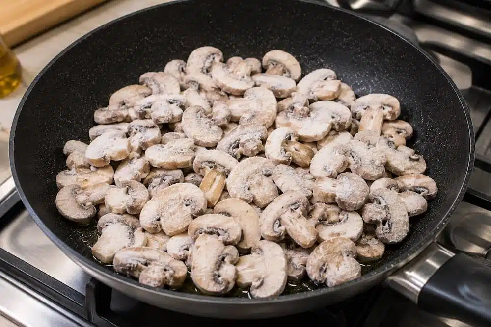 champignon congelati in padella