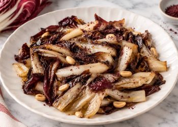 radicchio in padella con sumac