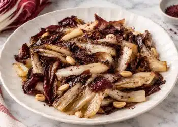 radicchio in padella con sumac