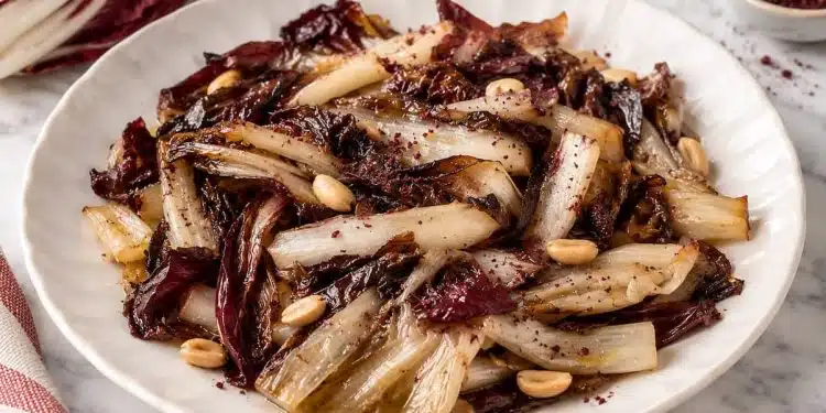 radicchio in padella con sumac